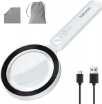 Didinamasis stiklas - lupa su LED ap&scaron;vietimu