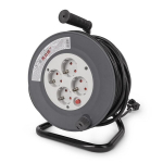 Ilgiklis su stovu Entac 25m 4 lizdų 2300W IP20