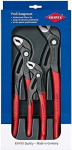 Knipex Cobra vamzdžių replių rinkinys 180, 250, 300 mm