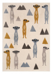 Vaiki&scaron;kas kilimas Happy Meerkats 120x170 cm