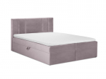 Lova Mazzini Beds Afra 200x200 cm, rožinė
