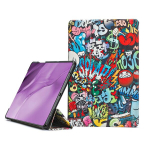 Dėklas Smart Leather Samsung X200/X205 Tab A8 10.5 2021 graffiti