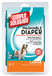 Plaunamos sauskelnės patelėms Simple Solution, L dydis