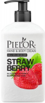 Rankų ir kūno kremas Pielor Hand and Body Cream Strawberry, 300 ml