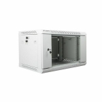 Sieninis Rack Armario Lanberg WF01-6406-10S 6U 600x450x379mm Pilkas Plienas IP20 60kg Grūdintas Stiklas