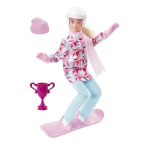 Lėlė Barbie snieglentininkė, HCN32