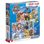 Dėlionė Clementoni Paw Patrol, 2x60 d.