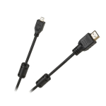 kabelis hdmi ki&scaron;tukas a tipo - micro hdmi ki&scaron;tukas d tipo "cabletech economic