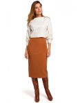 Sijonas moterims Style S171, rudas, M