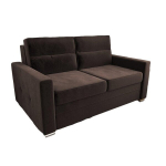 Dvivietė sofa - lova ARTIS, ruda
