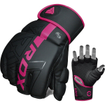 MMA treniruočių graplingo pir&scaron;tinės profesionalams RDX F6 Kara, juodos/rožinės