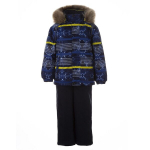Huppa Žieminis komplektas WINTER, Navy Pattern/ Navy
