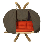 Uždangalas pakabinamam foteliui CZILLO Swing Pod XL, pilkas