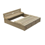 Swing King Medinė smėlio dėžė Robert, impregnuota 7850036, Ruda