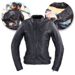 Moto striukė W-Tec Strass, juoda