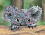 Deimantinė mozaika Hide N Seek Koala 45,5x35,5 cm