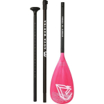 Irklentės irklas Aqua Marina Sports III Coral 175-220 cm, juoda/rožinė