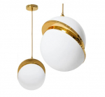 Akrilo pakabinamas lubų &scaron;viestuvas White Gold Ball APP481-1CP