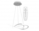 Žiedas Modernus LED pakabinamas lubų &scaron;viestuvas + nuotolinio valdymo pultas APP392-CP White