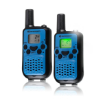BRESSER JUNIOR Walkie Talkie racijų rinkinys, mėlynos