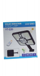 &Scaron;viestuvas su saulės elementu 220 LED