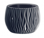 Vazonas Prosperplast Sandy Bowl DSK180-S433, 180 mm, pilkas