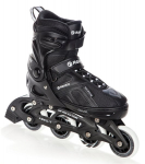 Reguliuojamo dydžio riedučiai Raven Pulse Black XL, juodi, XL(43-46)