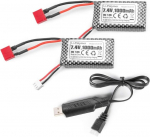 Įkraunamos lipo baterijos, 7.4 V