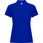 Polo mar&scaron;kinėliai moterims Roly Pegaso Women Premium, mėlyni