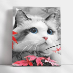 Tapyba pagal skaicius TM Varvikas Blue eyes ME1153e 30x40 cm