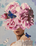 Tapyba pagal skaicius TM Varvikas Flower Dream in Pink MG2427e 40x50 cm