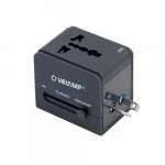 Kelioninis universalus adapteris Velamp SH115,Kelioninis universalus adapteris Velamp SH115