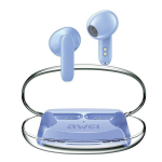AWEI T85 Belaidės TWS Ausinės su ENC, Bluetooth 5.3, Mėlyna Spalva, Stereo Garso Sistema