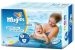Maudymosi sauskelnės Magics Swim Pants, S (6-11kg), 12 vnt.