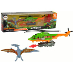 Sraigtasparnio ir dinozauro rinkinys Lean Toys