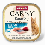 ANIMONDA Carny Country Chicken, Turkija + Trout - &scaron;lapias kačių maistas - 100 g
