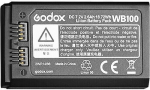 Godox WB100 baterija, skirta AD100pro ki&scaron;eninei blykstei