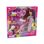Besilaukiantis lėlė Lucy su priedais Lean Toys