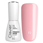 Hibridinis nagų lakas Clavier F2 Cotton Candy 10 ml rožinis