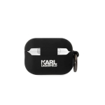 &bdquo;Airpods Pro 2 NFT Anti-Shock&ldquo; silikono dėklas su žiedu Karl Lagerfeld Black