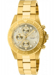 Vyri&scaron;kas laikrodis Invicta Pro Diver, auksinis, WR 200m, 43,5mm TY19029