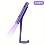Ne&scaron;iojama mini UV LED nagų lempa su metaliniu stovu. , Violetinė
