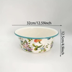 Storo emalio daugiafunkcis praustuvas ir dubenų rinkinys., 28 cm vienas gabalas