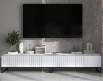 TV Spintelė Meble Lindner Balta Matinė Metalinis Rėmas 220 cm