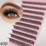200 vnt. Wispy Blakstienų Kuok&scaron;tai 30D/40D, D Riesta, 40D