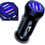 38W Greito Įkrovimo USB Automobilinis Įkroviklis
