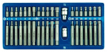 Antgalių rinkinys 40 vnt. HEX, TORX, SPLINE, CrV Vorel
