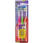 Dantų &scaron;epetėliai Colgate ZigZag, vidutinio mink&scaron;tumo, 2 + 1 vnt.