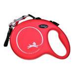 Flexi automatinis pavadėlis New Classic L, raudonas, 8 m