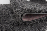 Kilimas Shaggy Grafit, 80 x 150 cm
